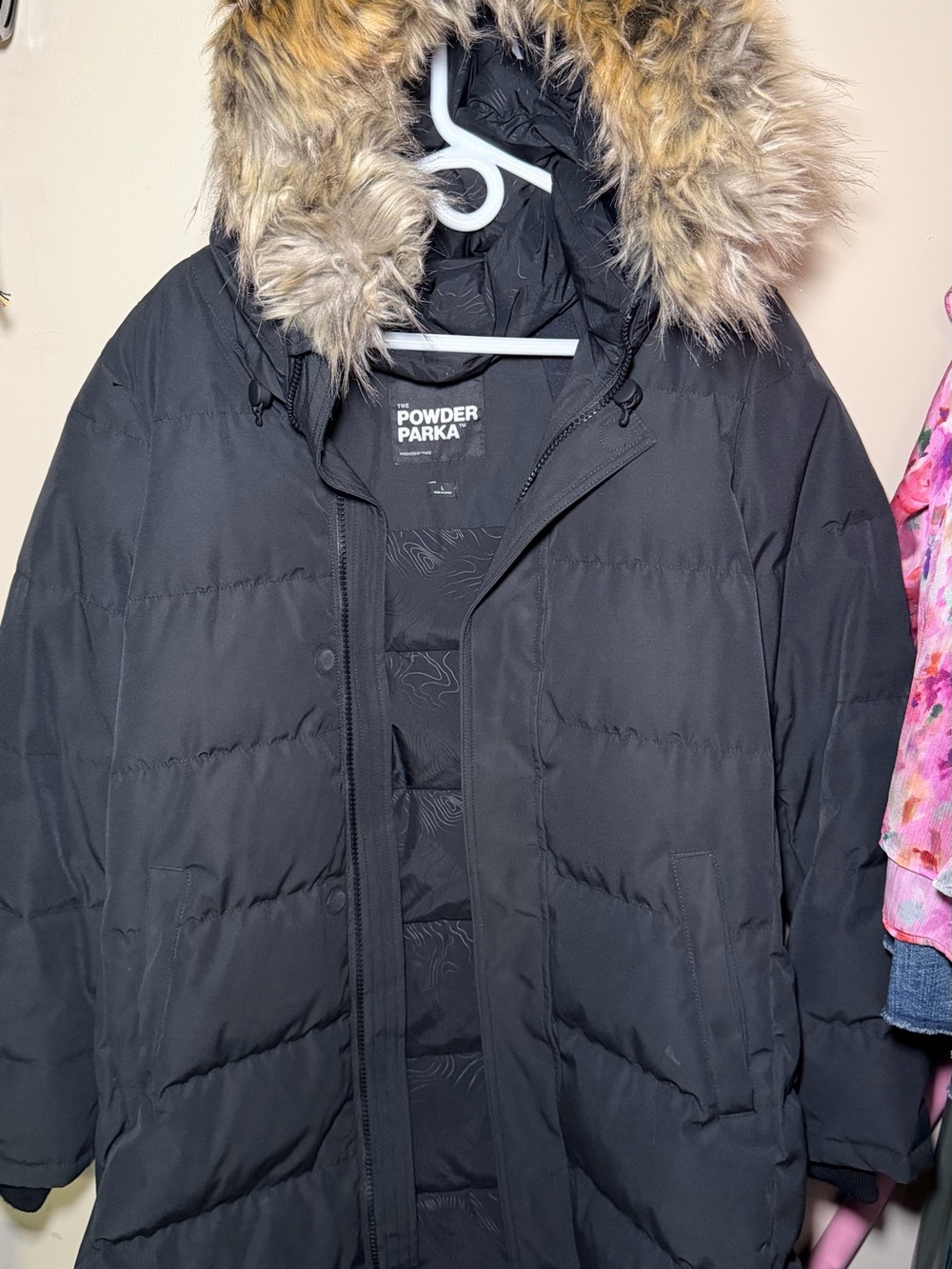 Aritzia TNA The Powder Parka Long | Black | Size Large
